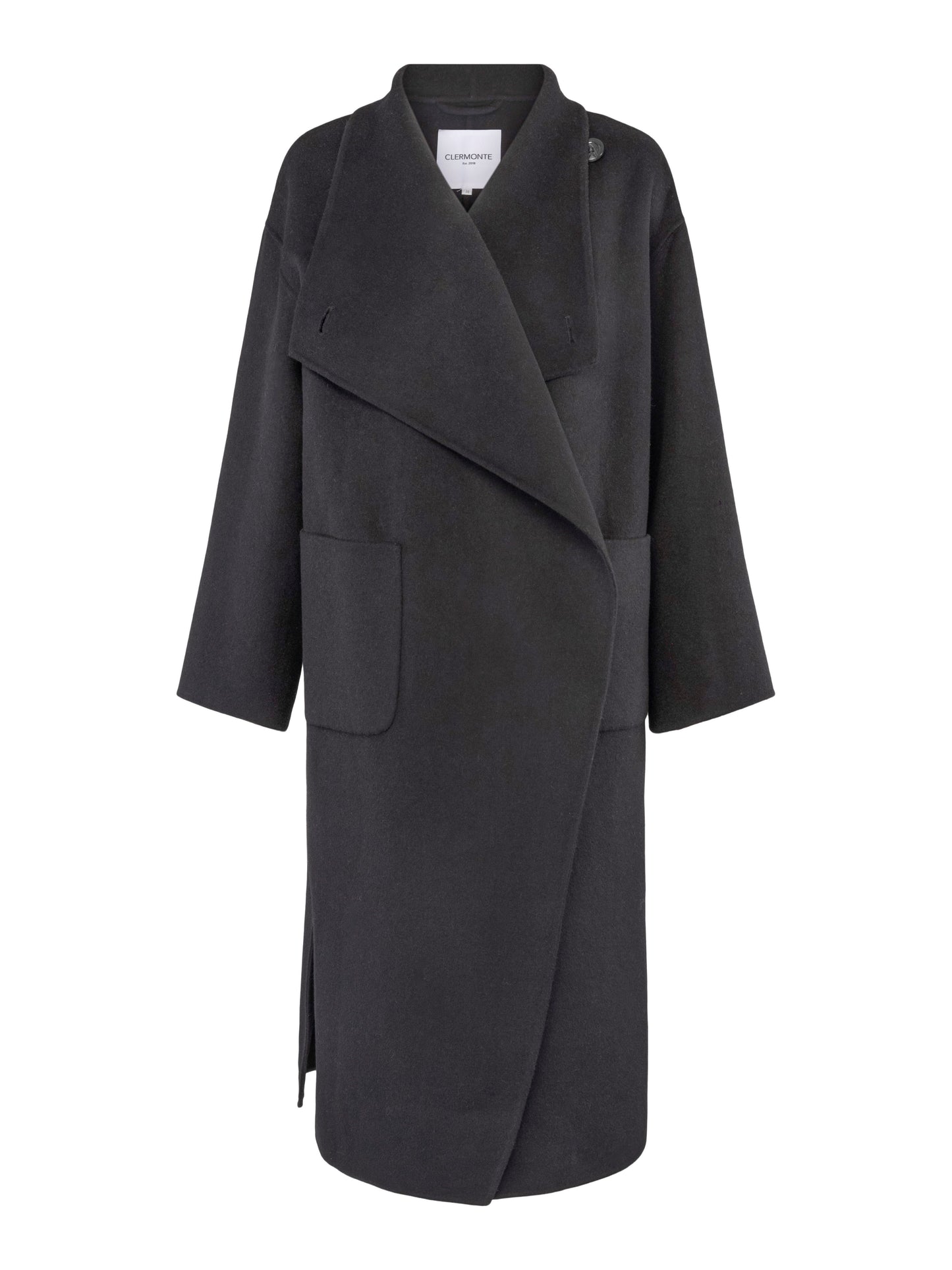 Ana Wool Coat Black Clermonte