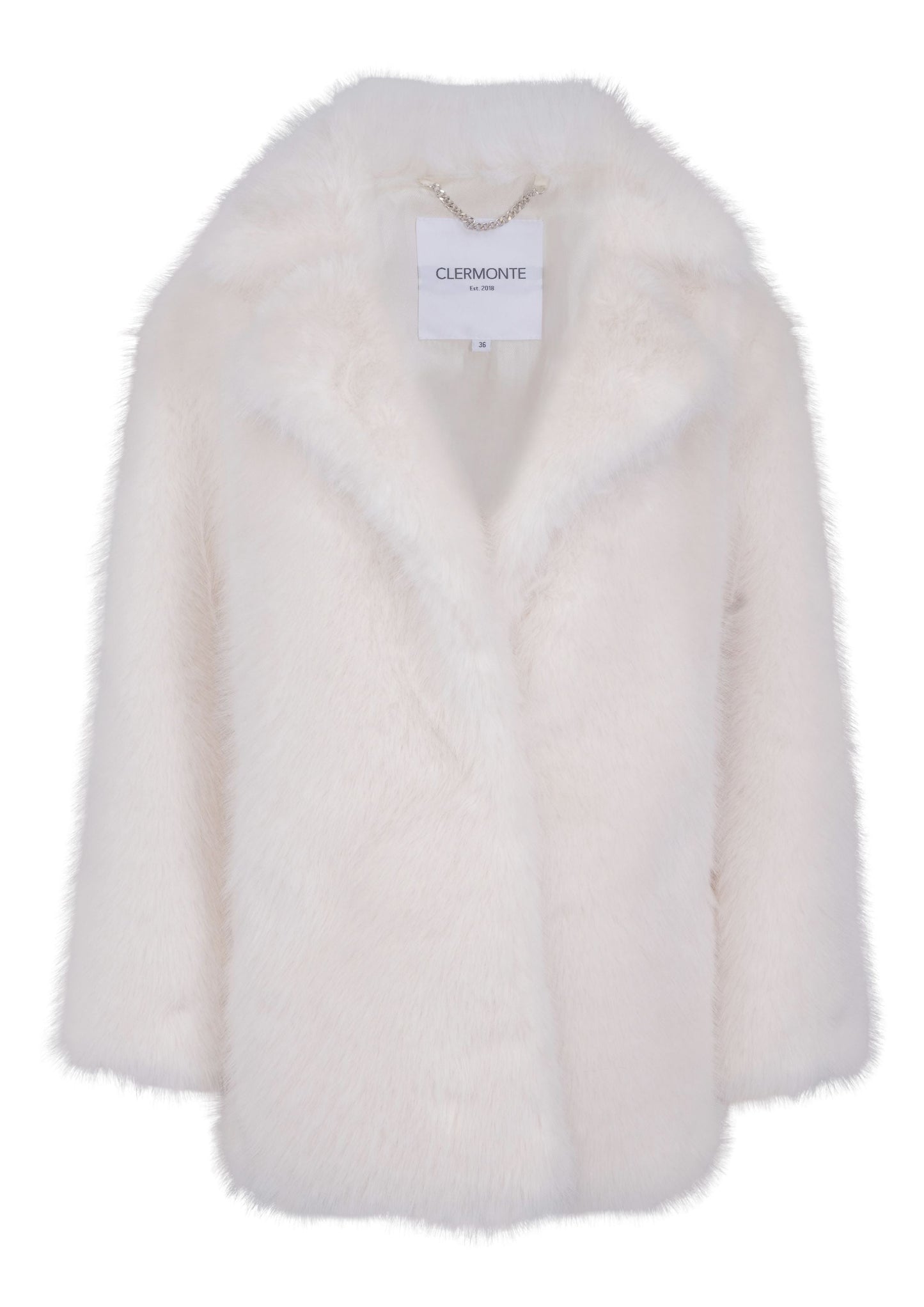 Maya Faux fur White Clermonte