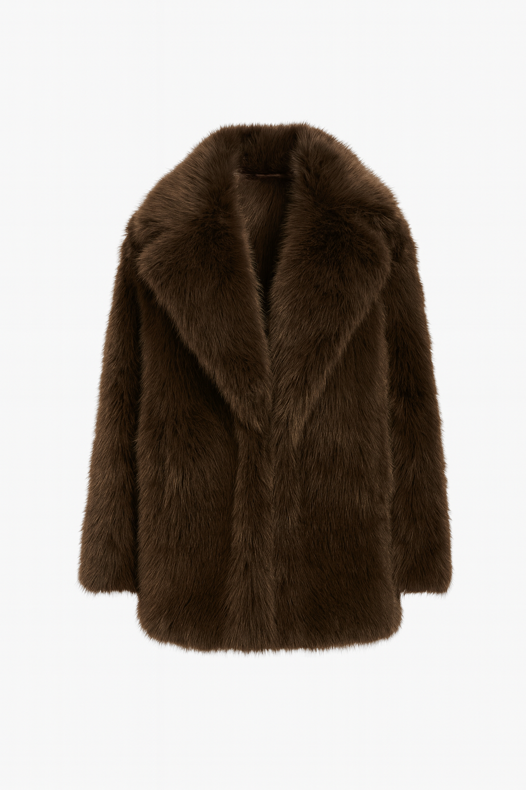 Maya Faux fur Brown Clermonte