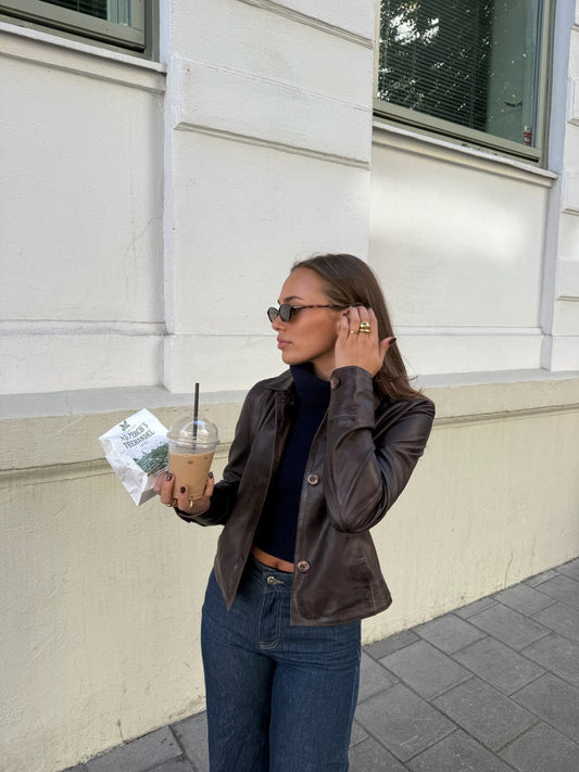 Ally Leather Brown Clermonte