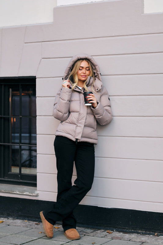 Leah Down Jacket Sand Clermonte