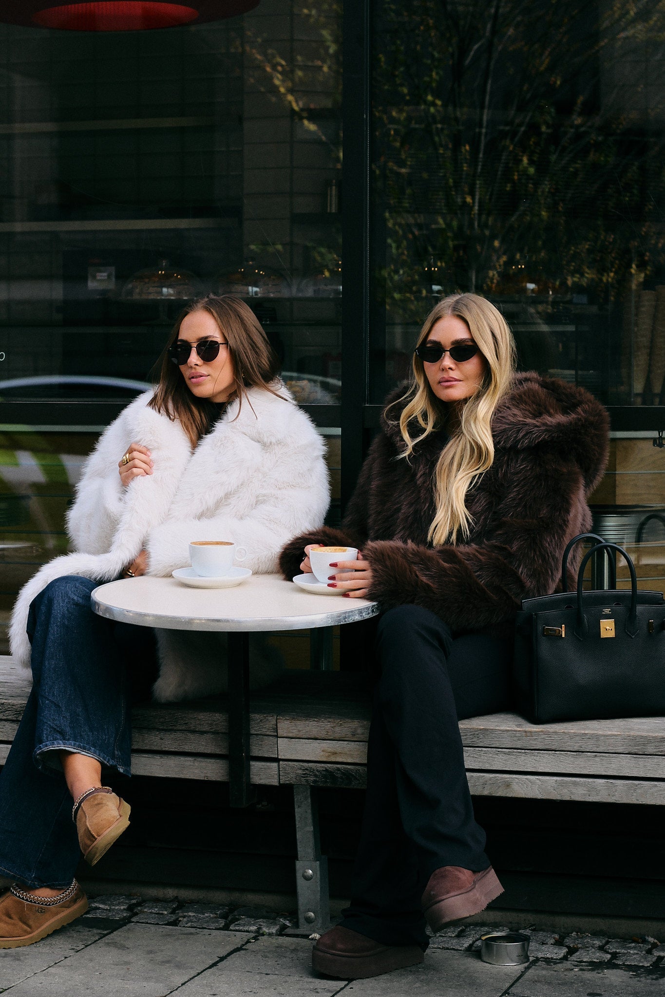 Ida Faux Fur Brown Clermonte