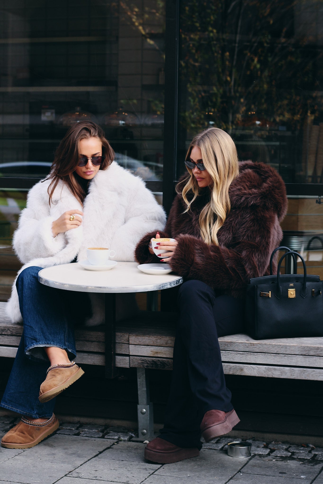 Ida Faux Fur Brown Clermonte