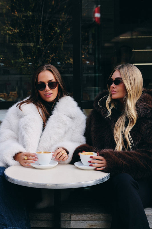 Maya Faux fur White Clermonte