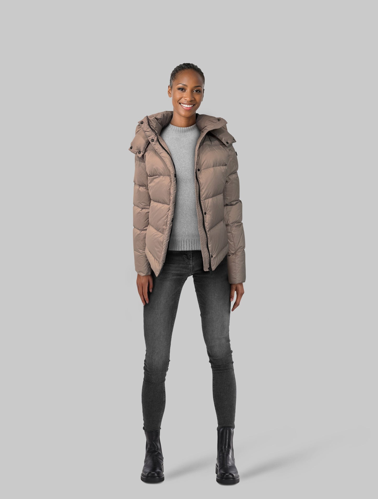Leah Down Jacket Sand Clermonte