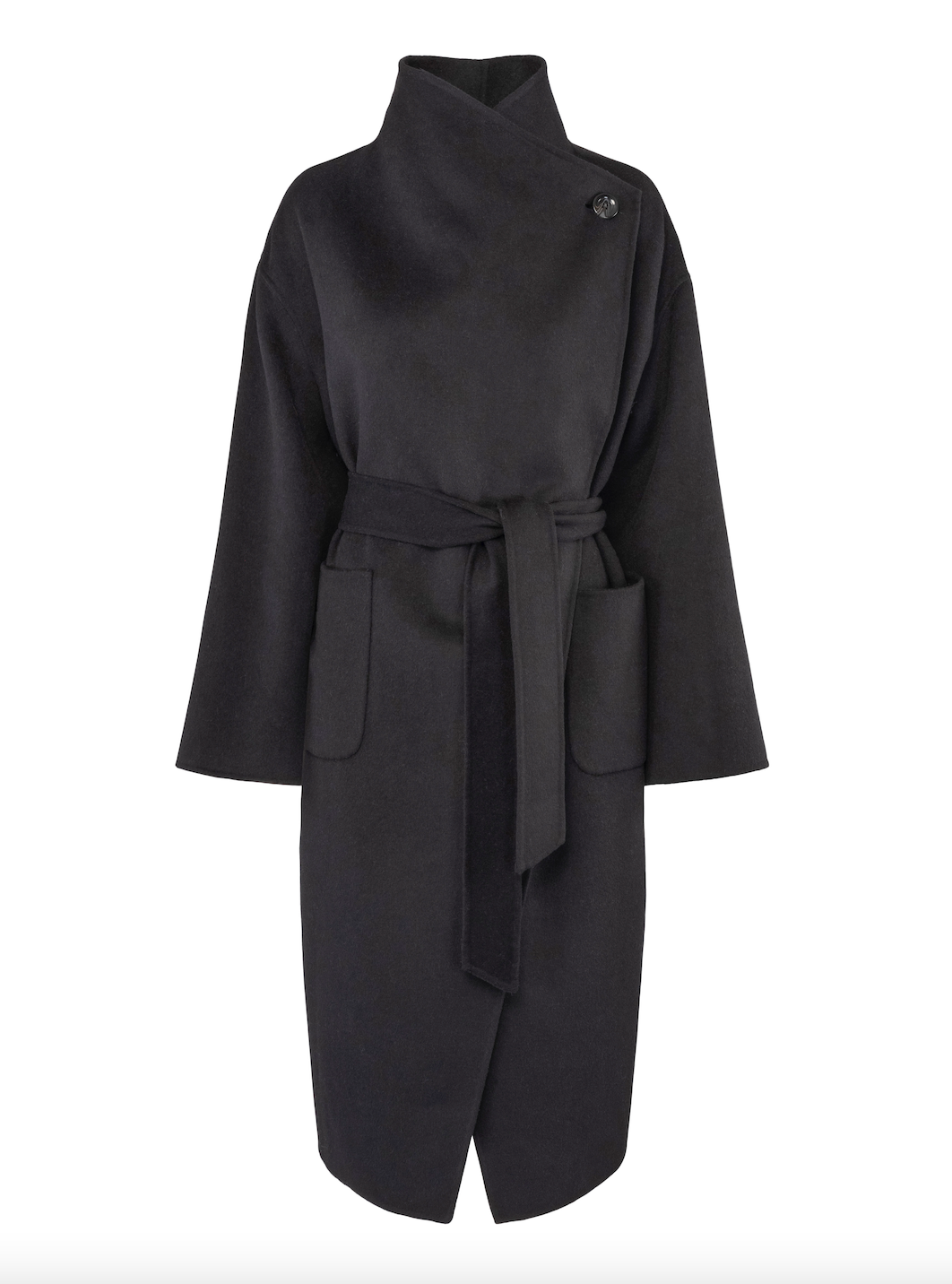 Ana Wool Coat Black Clermonte