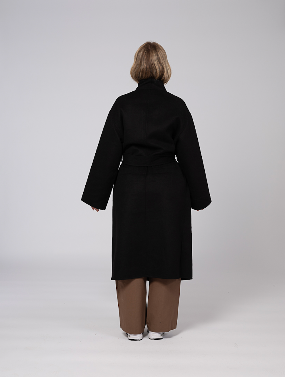 Ana Wool Coat Black Clermonte