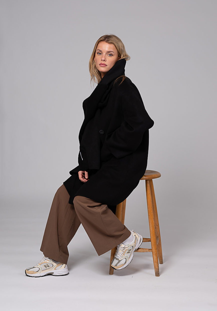 Sandy wool jacket grey Clermonte