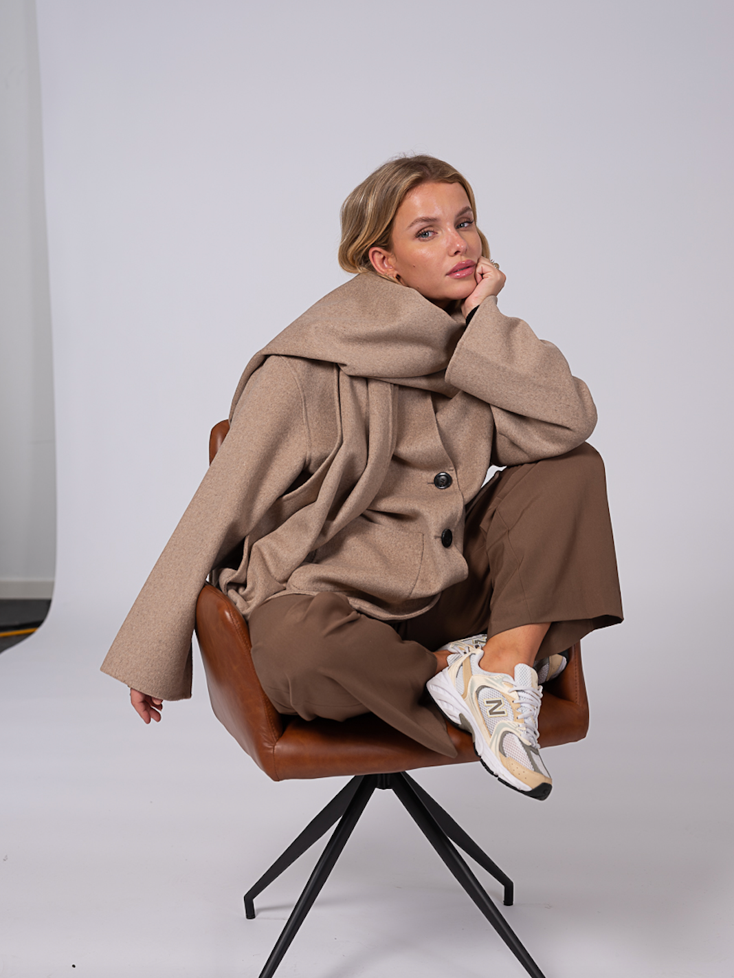 Sandy Wool Jacket Sand Clermonte