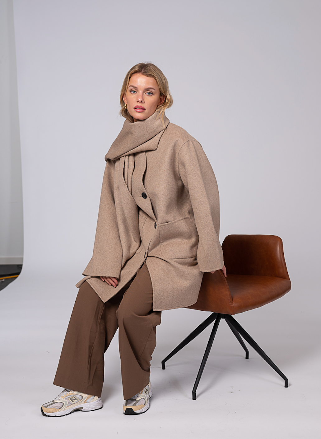 Sandy Wool Jacket Sand Clermonte