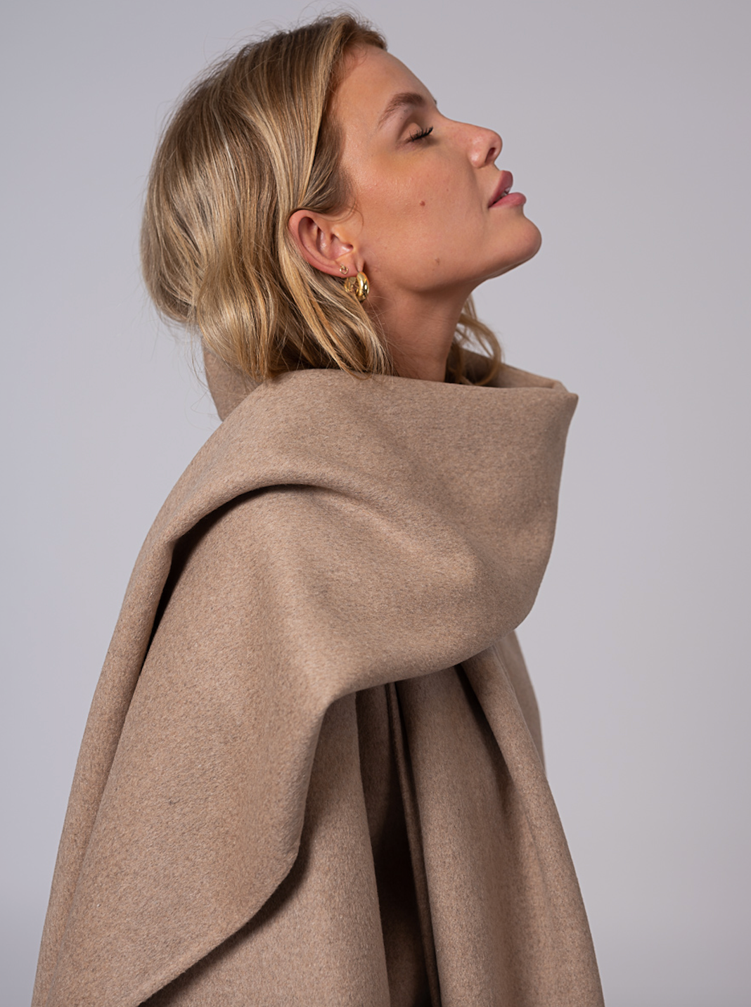 Sandy Wool Jacket Sand Clermonte