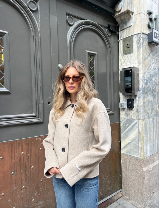 Ally Wool Jacket Beige