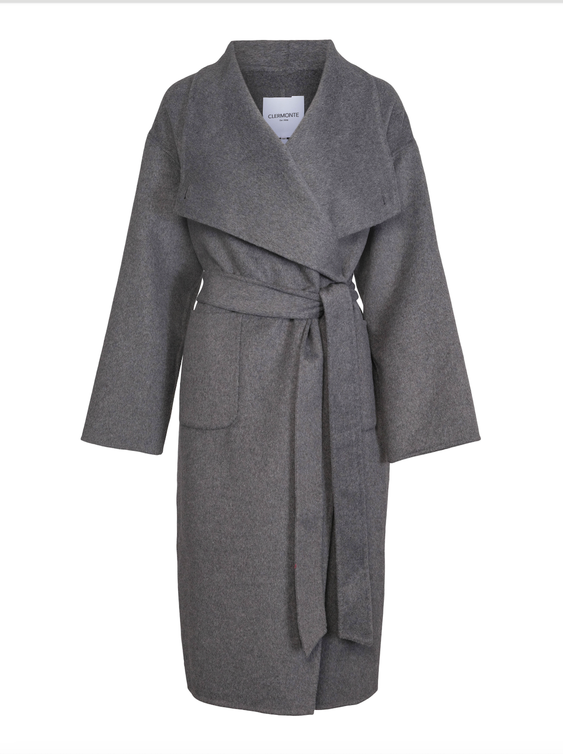 Ana Wool Coat Grey Clermonte