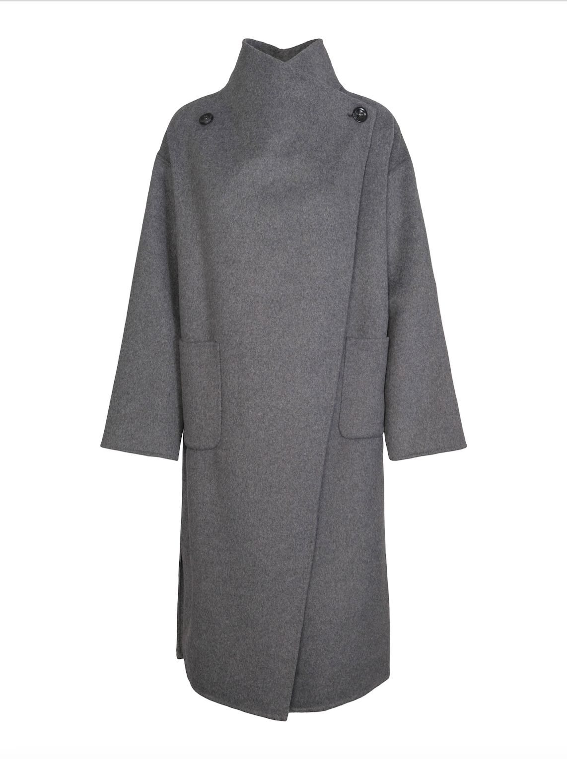 Ana Wool Coat Grey Clermonte