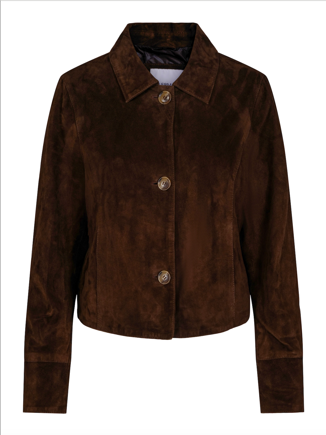 Ally Suede Jacket Dk/Brown