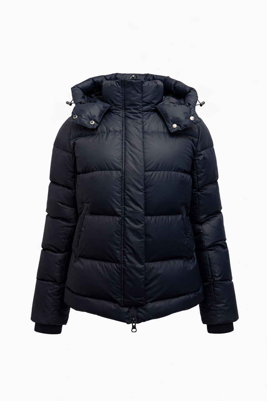 Leah Down Jacket Navy Blue Clermonte