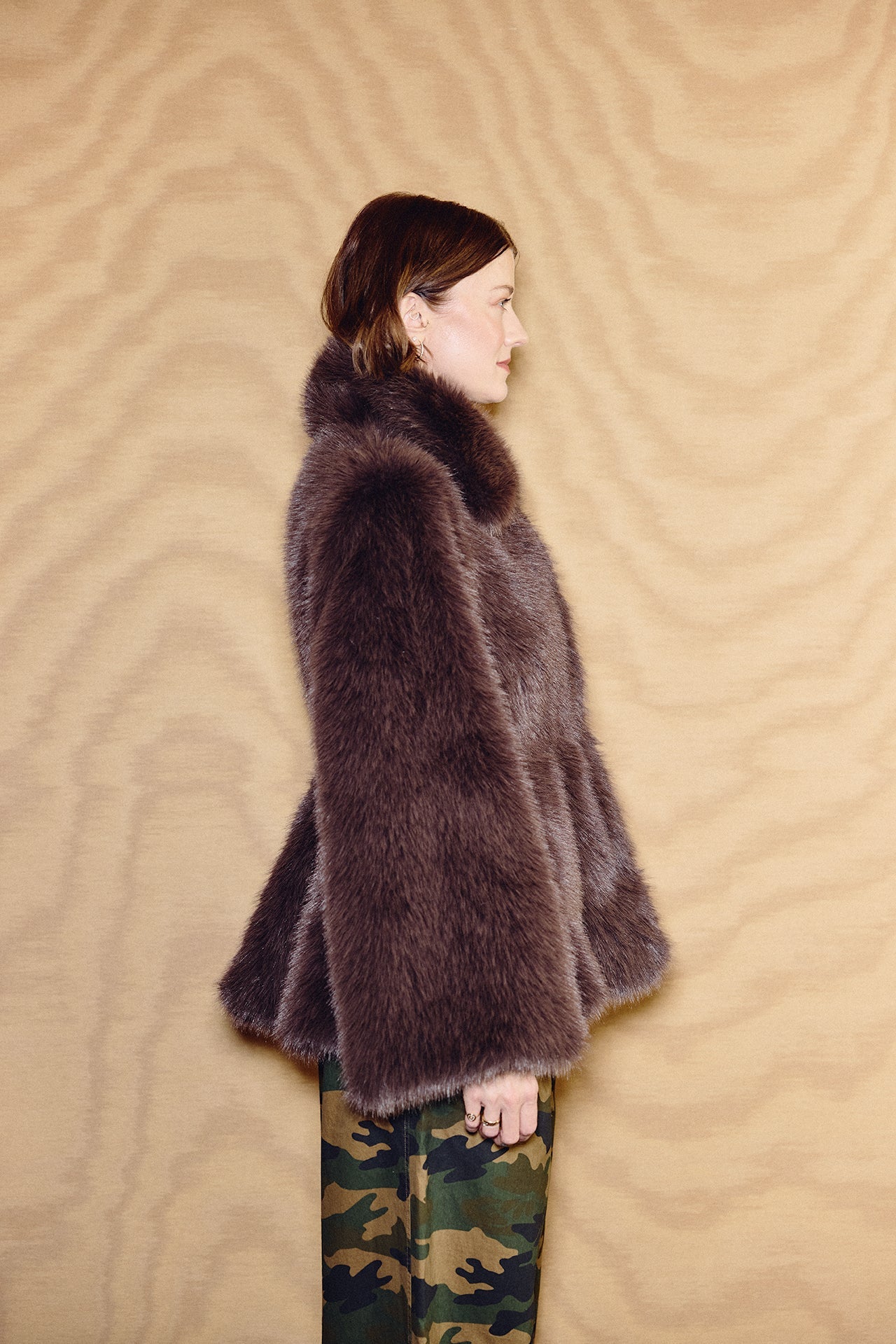 Ellie Jacket Brown Clermonte