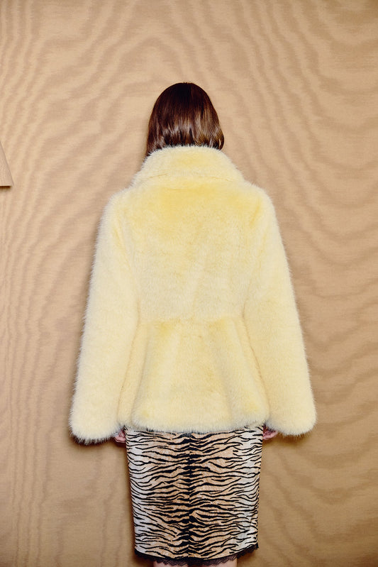 Ellie Jacket Soft Yellow Clermonte