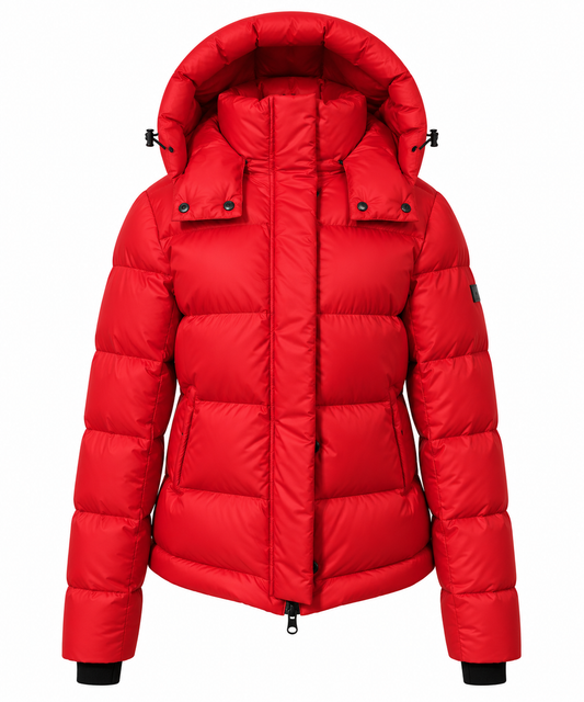 Leah Down Jacket Red Clermonte