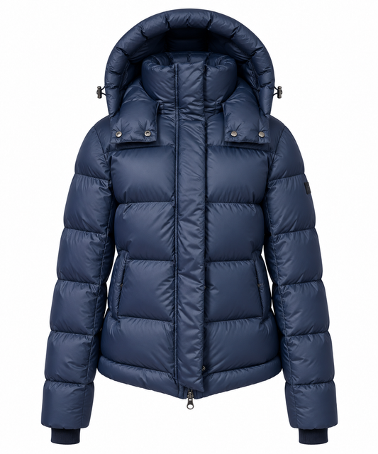 Leah Down Jacket Navy Blue Clermonte