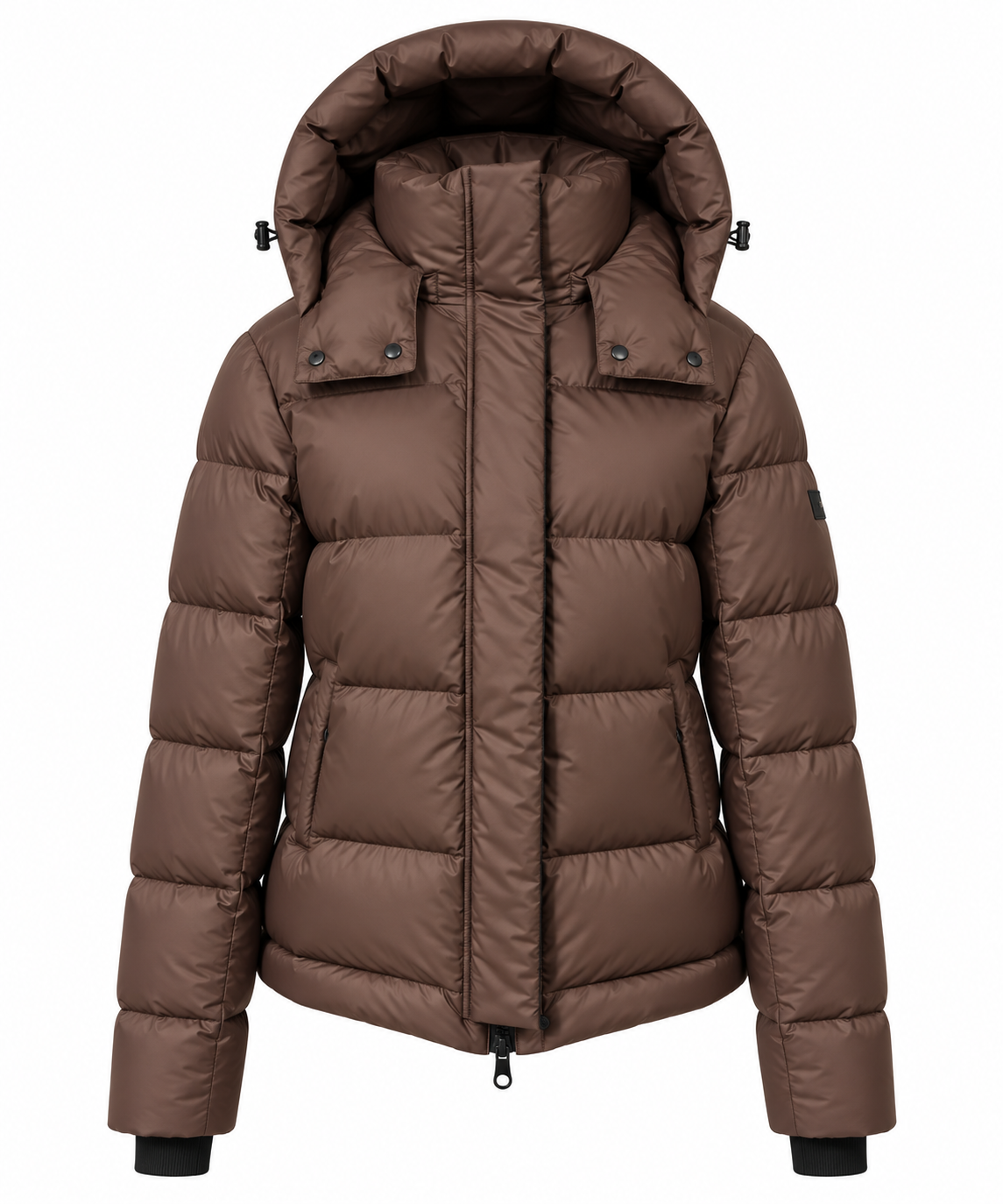 Leah Down Jacket Chocolate Brown Clermonte