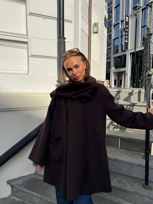 Sandy Jacket Wool Brown Clermonte