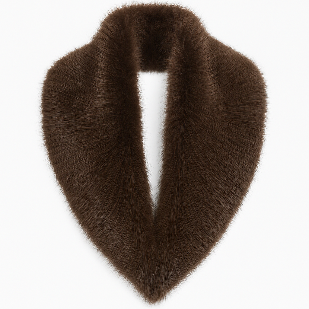 Trude Collar Brown Clermonte