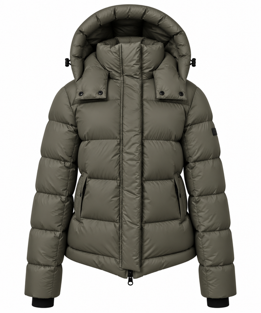 Leah Down Jacket Olive Clermonte