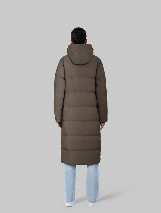 Frostin down coat dark Olive Clermonte