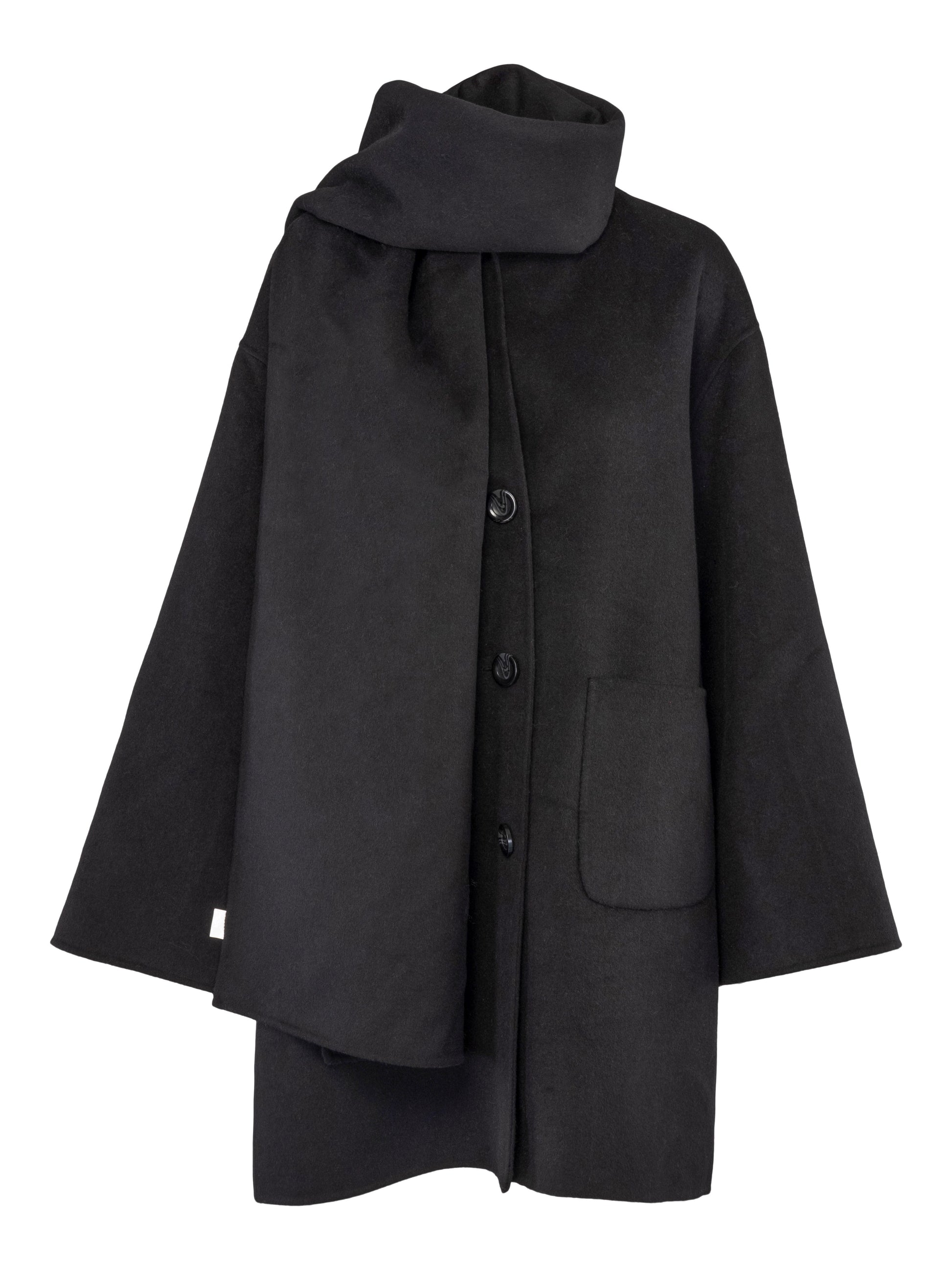 Sandy wool jacket Black Clermonte