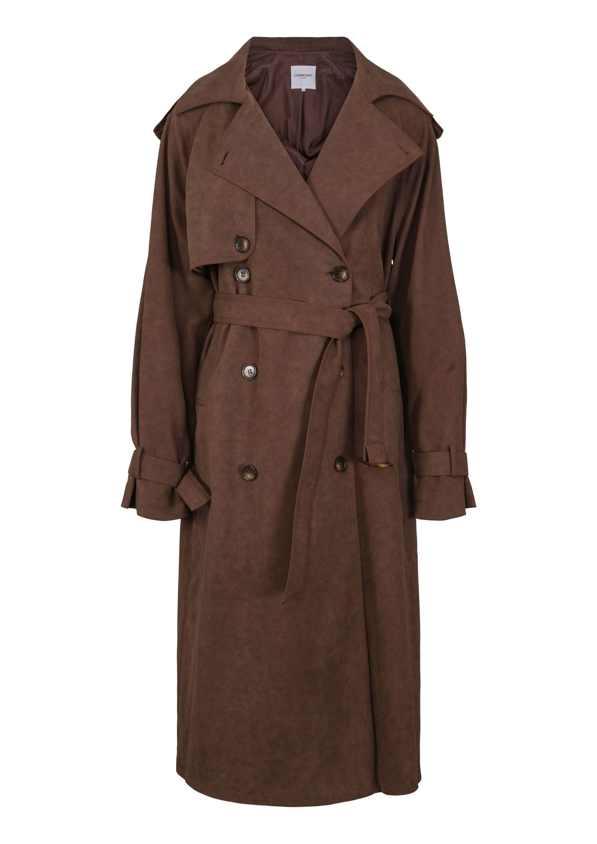 Caia PU suede coat Clermonte