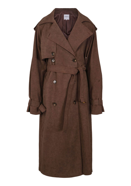 Caia PU suede coat Clermonte