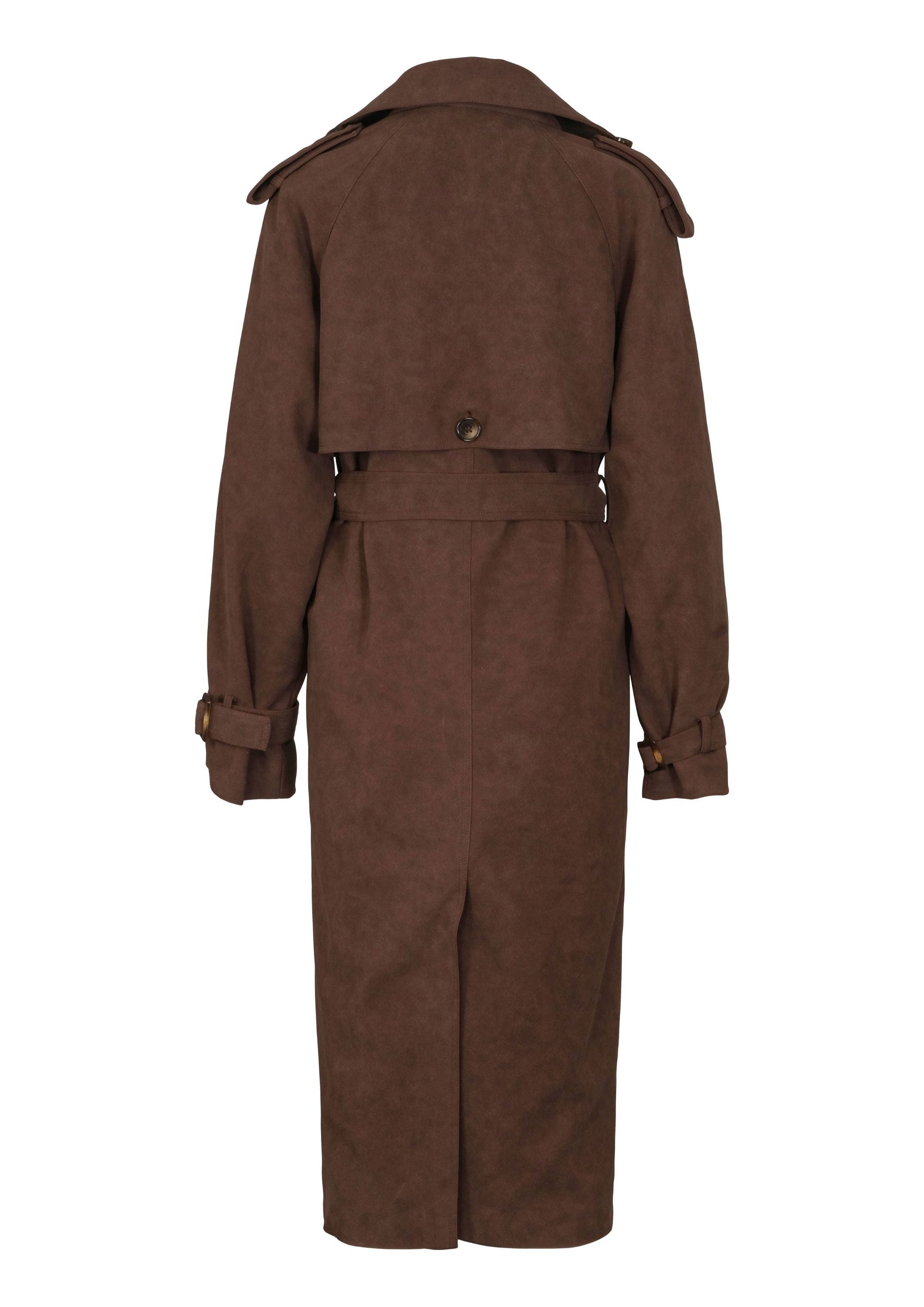Caia PU suede coat Clermonte