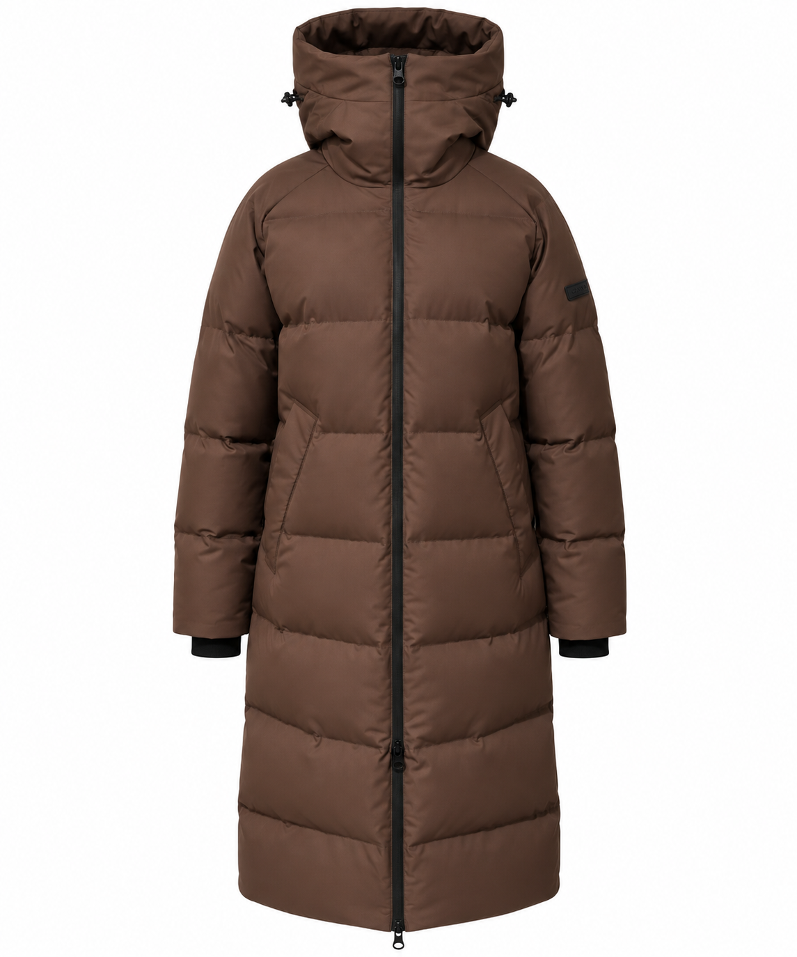 Frostin down coat chocolate brown Clermonte