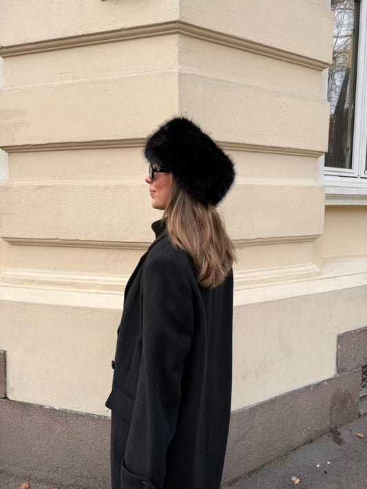 Lily Headband / Collar Black Clermonte