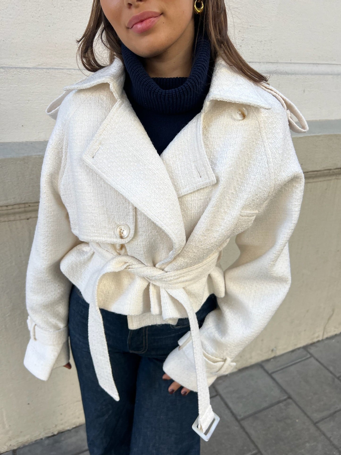 Gia Jacket White Clermonte