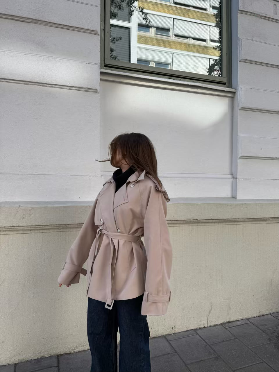 Cala Trench Mid Cotton Clermonte