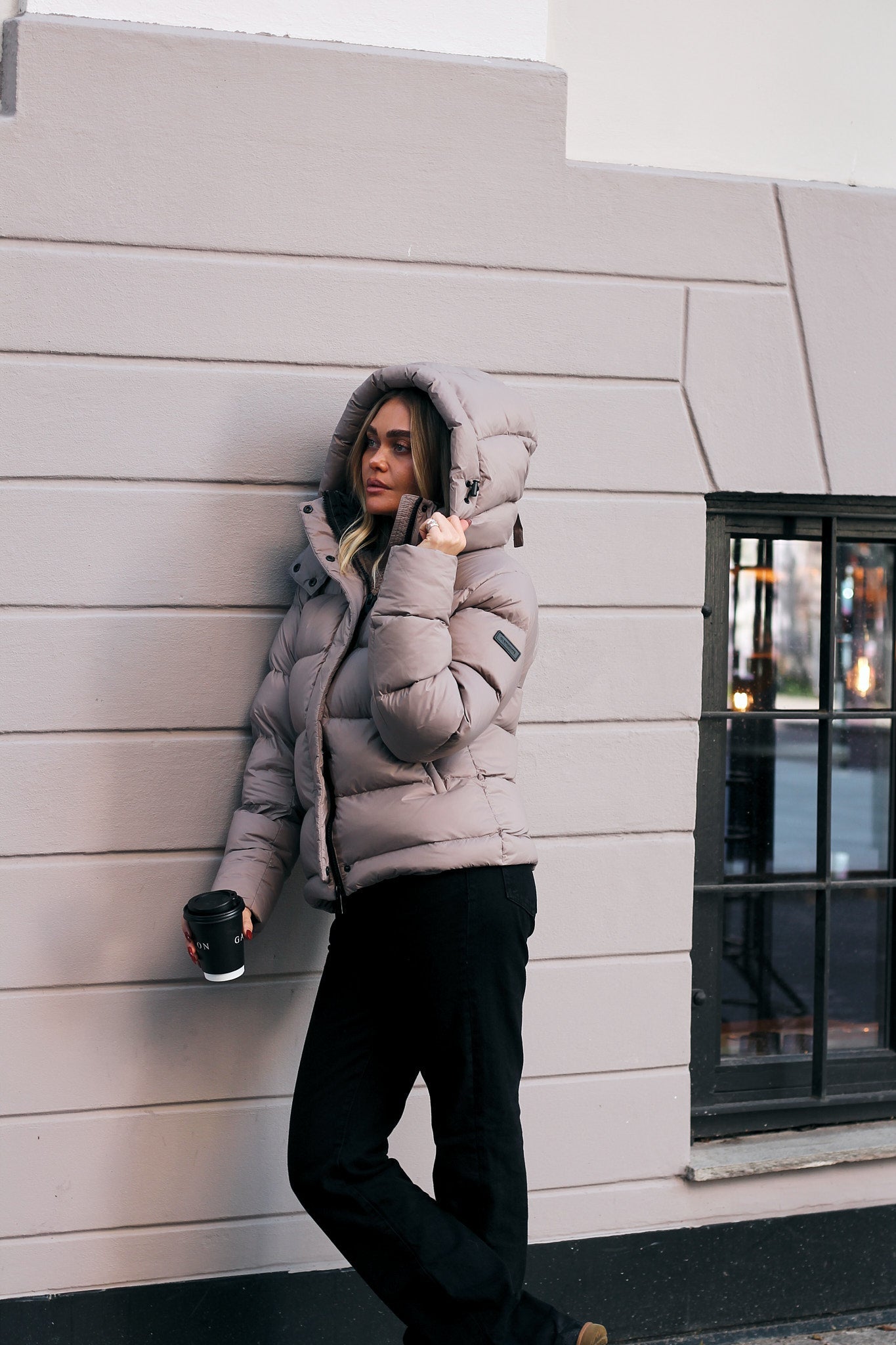 Leah Down Jacket Sand Clermonte