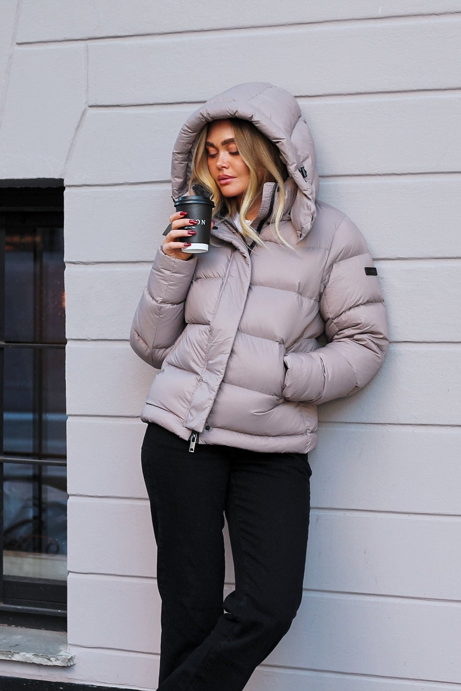 Leah Down Jacket Sand Clermonte