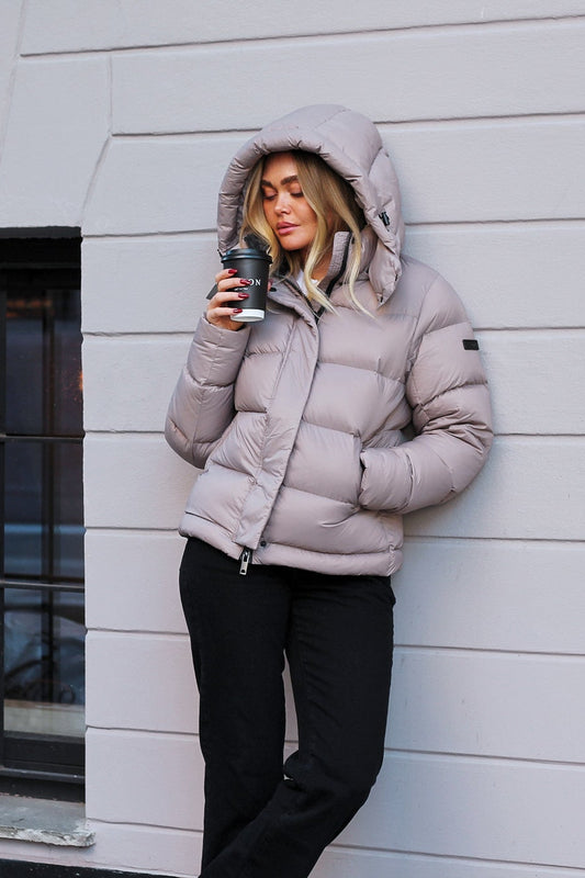 Leah Down Jacket Sand Clermonte