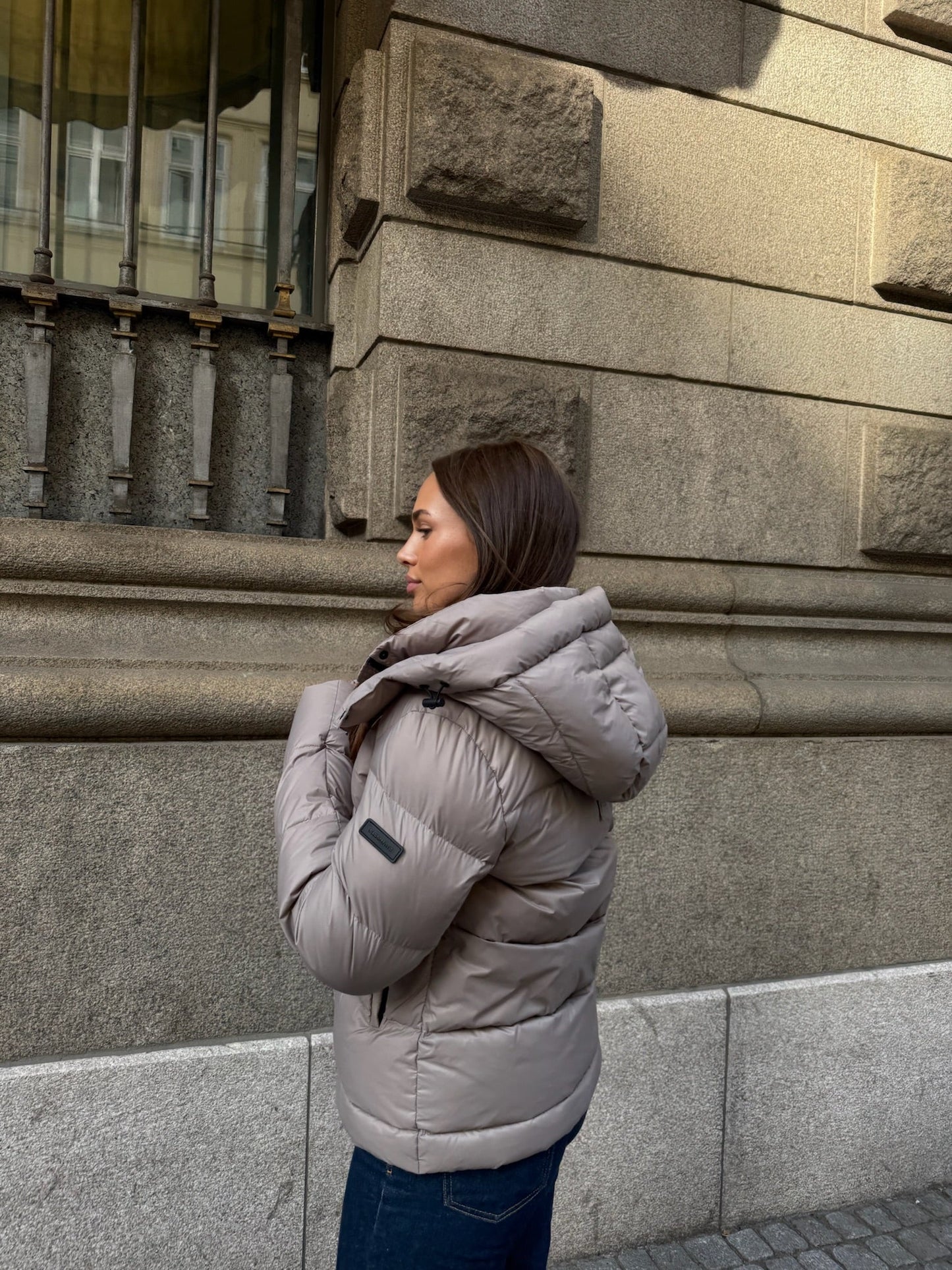 Leah Down Jacket Sand Clermonte