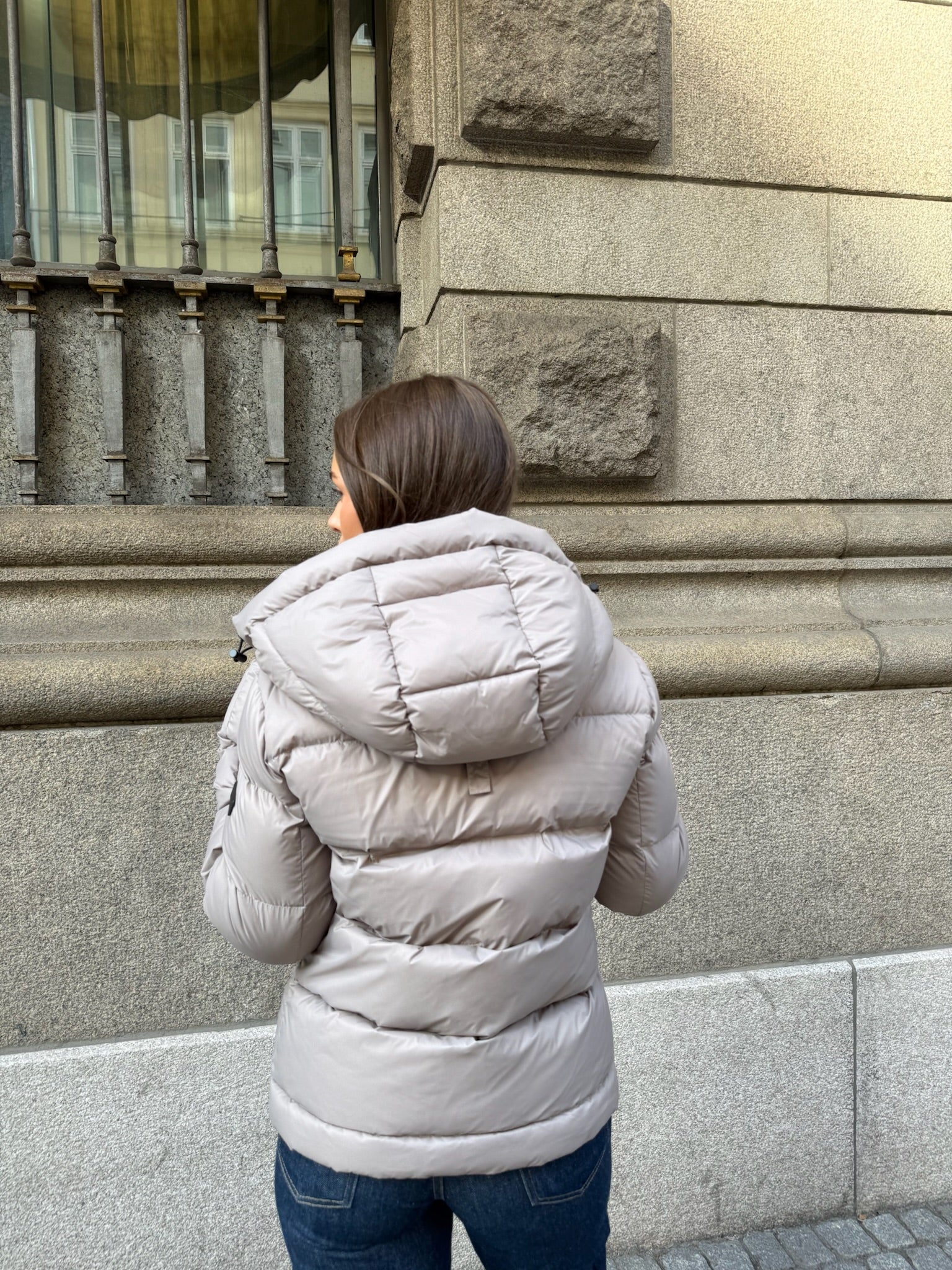 Leah Down Jacket Sand Clermonte