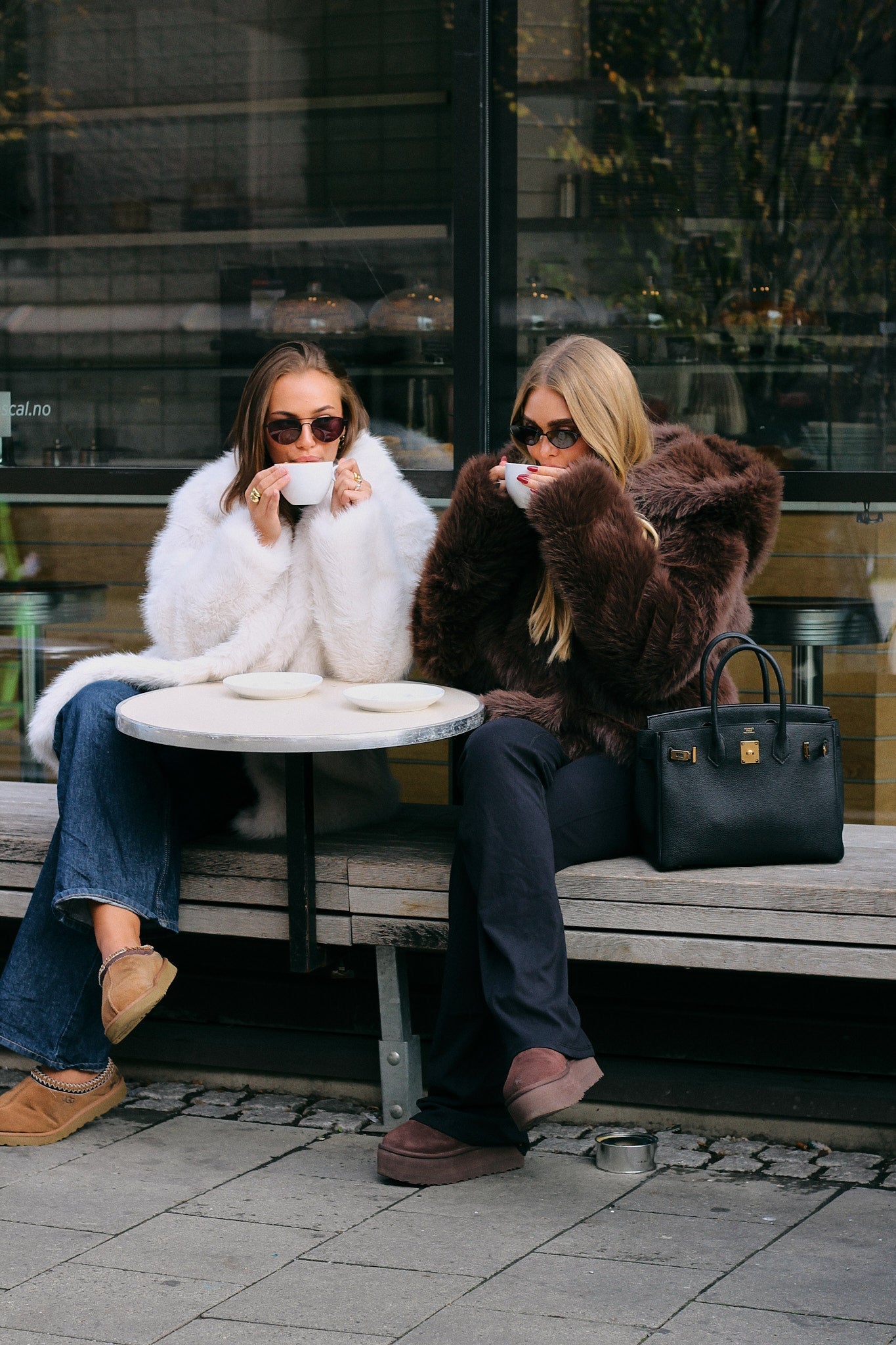 Maya Faux fur White Clermonte