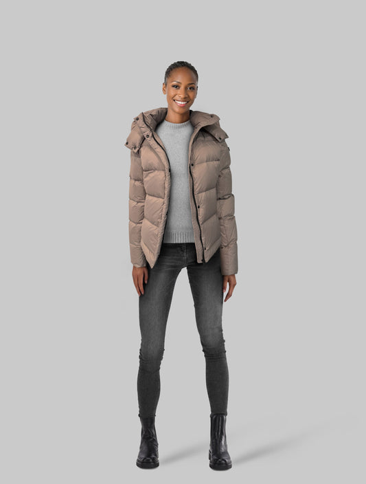 Leah Down Jacket Sand Clermonte