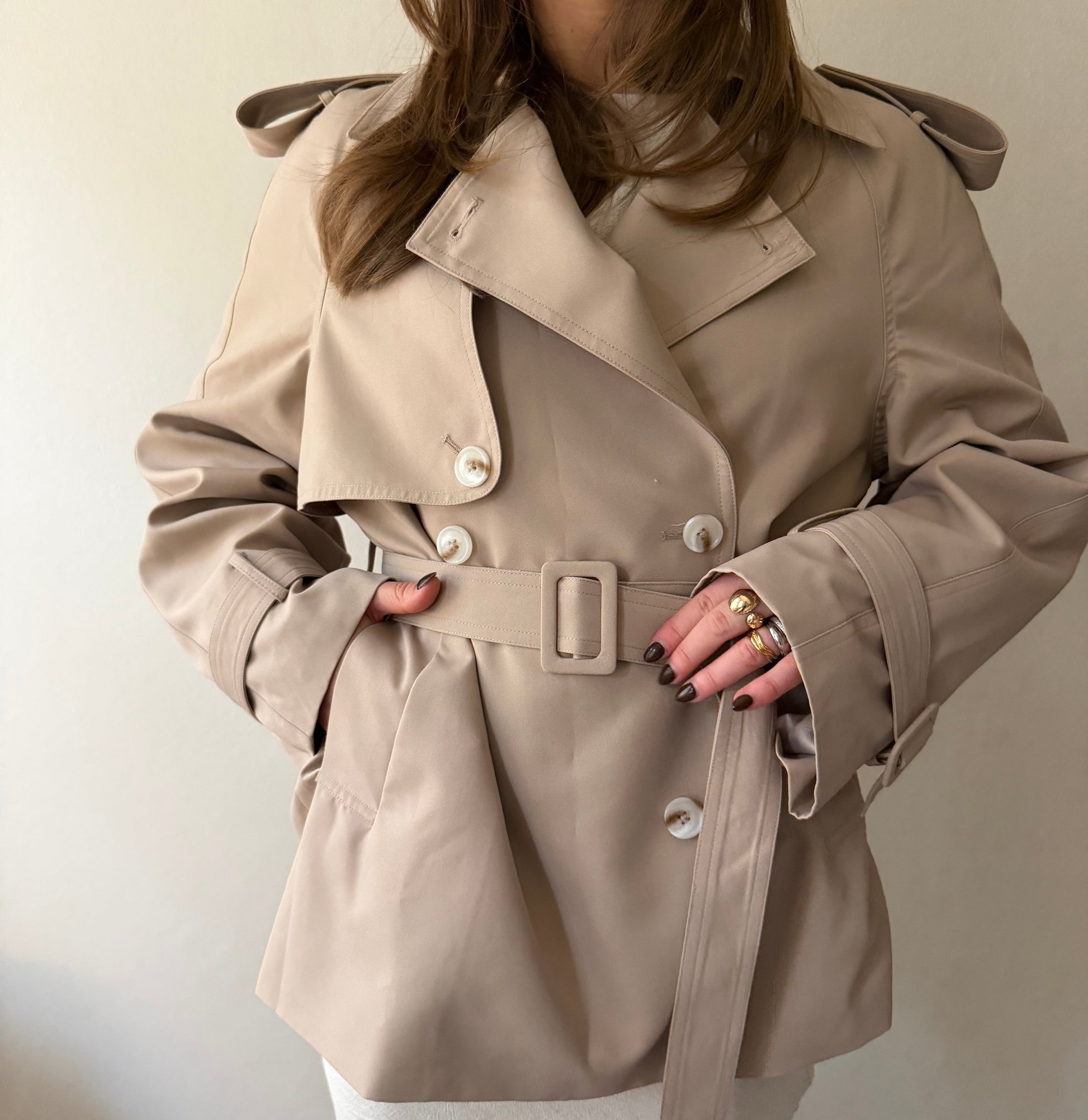 Cala Trench Mid Cotton Clermonte