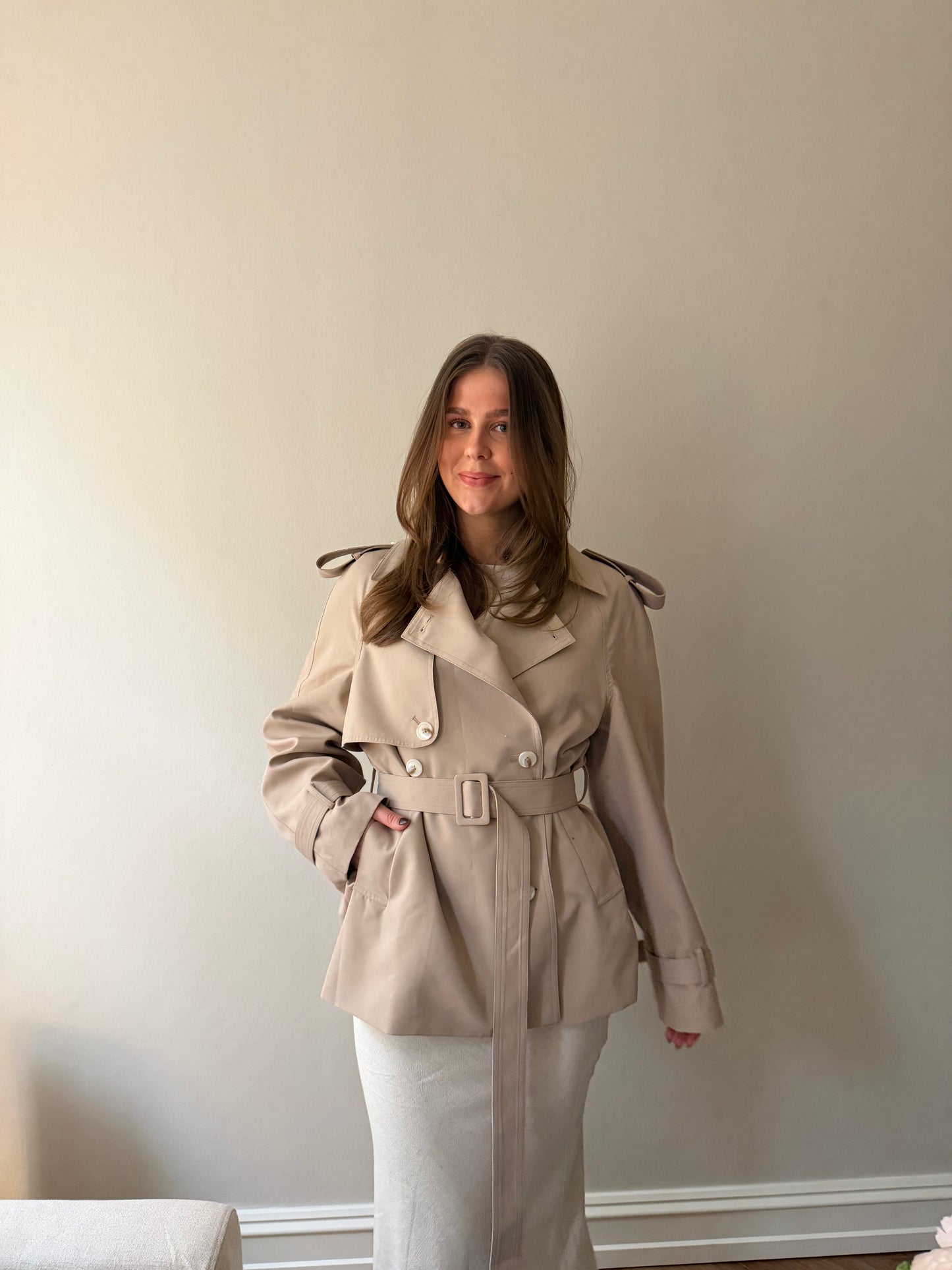 Cala Trench Mid Cotton Clermonte