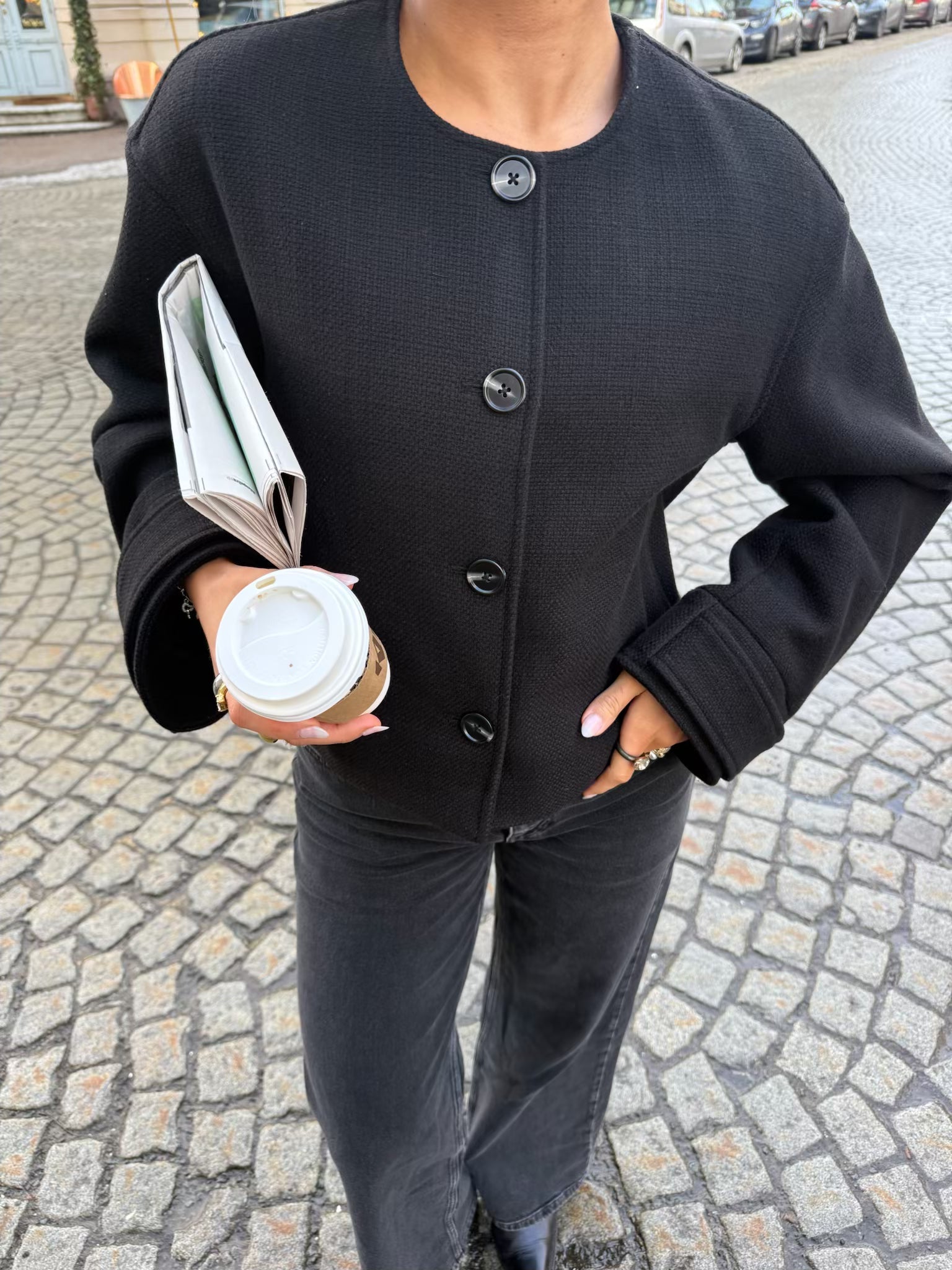 Lena Jacket Black Clermonte