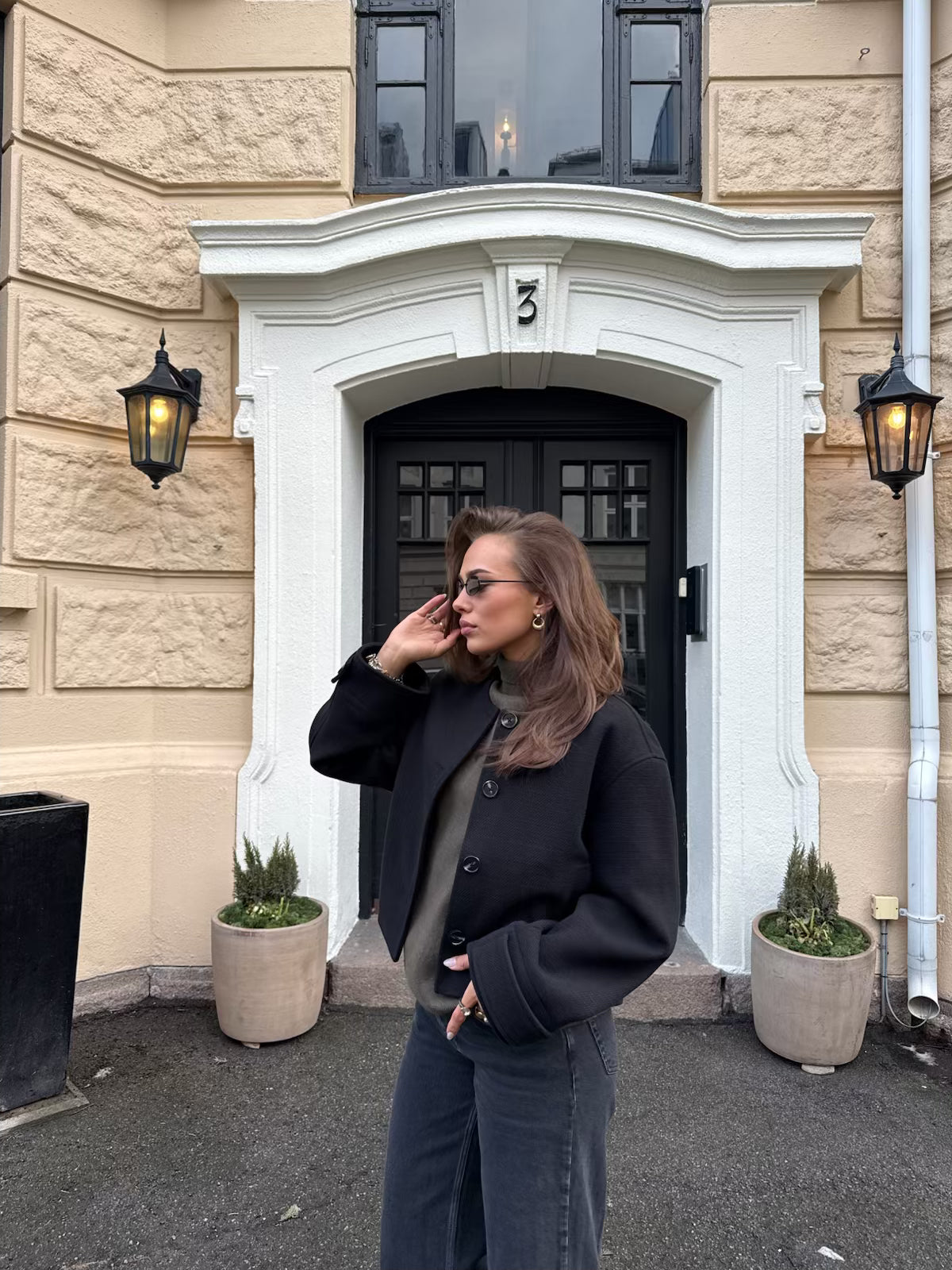 Lena Jacket Black Clermonte