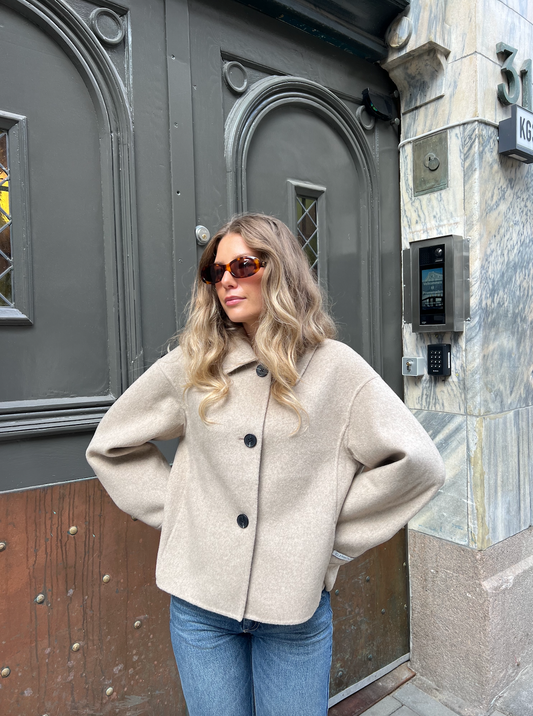 Ally Wool Jacket Beige