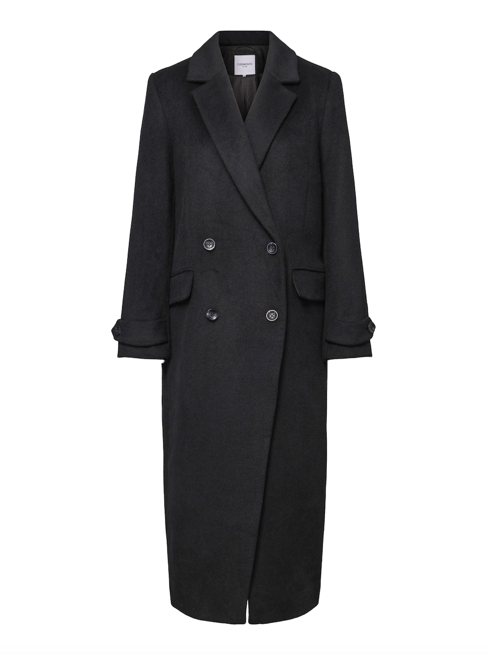 Amanda Wool Coat Black Clermonte